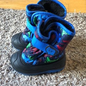 KAMIK Size 7 Toddler Boys Truck Snowboots